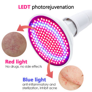 Dearbeauty LED Photon Beauty Light สีแดงและสีฟ้า Light Beauty Instrument Facial Freckle Removal สิว Whitening Photo Rejuvenation บรรเทาปวดสำหรับทั้งร่างกาย