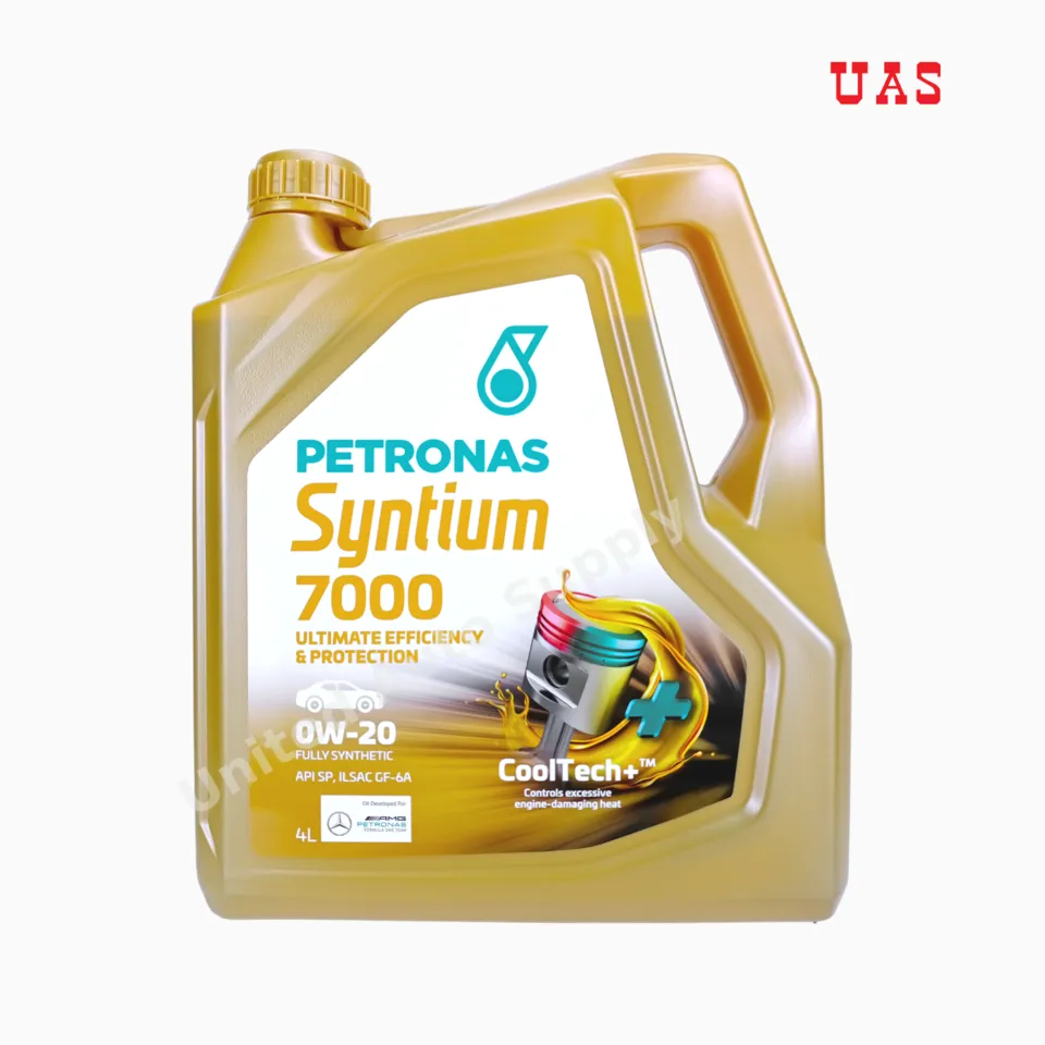メンテナンス PETRONAS Syntium 7000 0W-20 20L Petronas Syntium 7000 0W-20 8 .0 mg KOH/h Car Engine Oil at