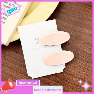 gou คลิปหนีบผมรูปวงรีสีชมพูไร้รอยต่อแบบง่ายคลิปหนีบผมอะซิเตทสำหรับผู้หญิงกิ๊บหนีบผมกิ๊บหนีบผมทำผมของขวัญ