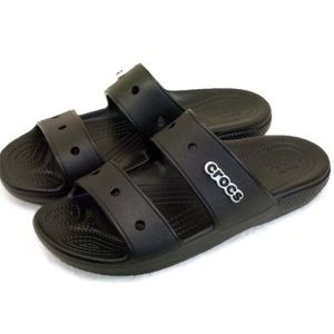 Dép 2 quai ngang cross Band Classic chuẩn xịn đúc liền khối màu ĐEN