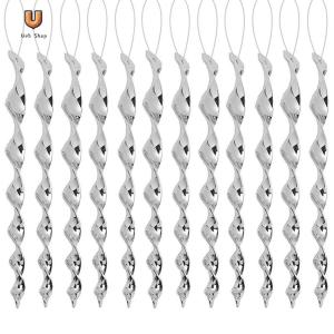 12x BIRD Repellent หมุน Rod สะท้อนแสงเกลียวยับยั้งอุปกรณ์ควบคุม[Ueb Shop]