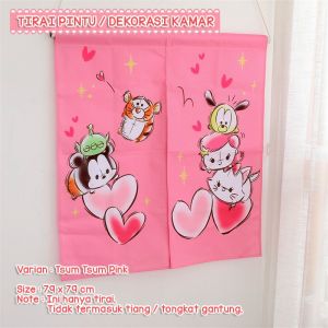 TIRAI PINTU KAMAR DEKORASI HIASAN PINTU MOTIF KARTUN SANRIO HELLO KITTY LITTLE MERMAID DONALD DUCK CINAMOROLL KUROMI BISA UNTUK HIASAN JENDELA