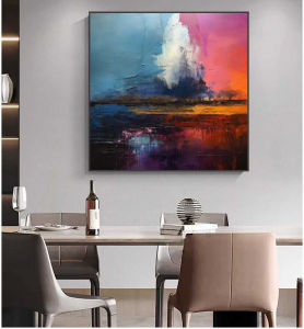 HIMALAYA 40*40cm Bedroom Dining room Living room Office Hotel ABSTRACT Paintings DESIGN