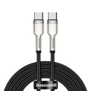 Baseus 100W USB C to USB Type C Cable for MacBook Pro QC 4.0 PD USB C Fast Charger Cable for Xiaomi Redmi Note 8 Pro Samsung S20