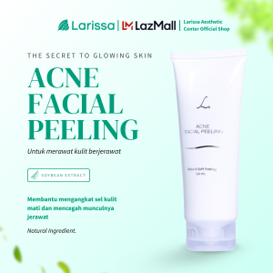 Larissa - Acne Silver Series (Pembersih Facial Wash Facial Toner 2in1 Facial Cleanser Peeling)