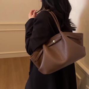 MOODS Lychee Pattern Shoulder Bags For Women Soft PU Leather Large CapacityTote Bag 2026 Luxury Designer Handbags2026