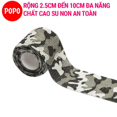 Băng cuốn thể thao POPO KJ213 chất liệu cao su non băng keo thể thao quấn tay chân chống chấn thương
