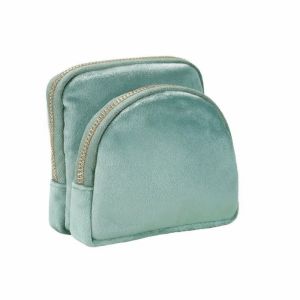 DECALE Two in One ic Jewelry Case Soft Velvet ic Detachable Detachable Velvet Pouch Small Jewelry Box Scratch Resistant Portable Bracelet Bag Winter Travel