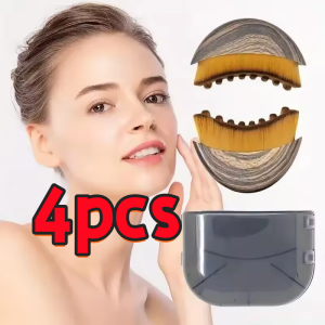 【4Pcs 】Lymphatic Dry Body Brush Cellulite & Detox Tool – Pre-Shower Exfoliator for Glowing Smooth Skin