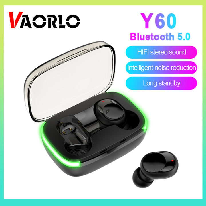 Vaorlo Y60 Tws Bluetooth Earphone Wireless Stereo Gaming Headset With