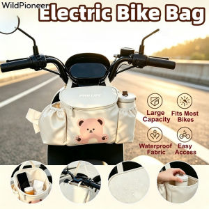 WildPioneer New Portable Electric Bike Bag Large-capacity Universal Front Suspension Motorcycle Storage Bag