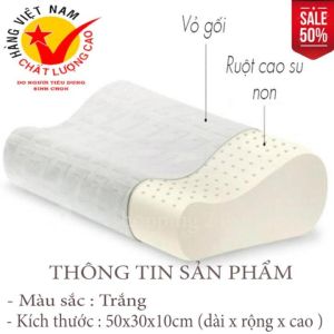 Gối cao su tự nhiên cao cấp ZARA chữ U người lớn chống ngáy hỗ trợ giảm đau mỏi cổ vai gáy siêu mềm