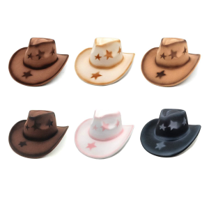 หมวกชุดแฟนซีหมวกหมวกขนสัตว์การแสดงละครแบบวาดลวดลายดาวสำหรับผู้ที่ชื่นชอบแฟชั่น