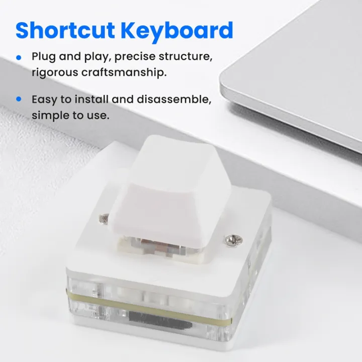 1-Key Shortcut Keyboard USB Custom Programmable Macro Keyboard Hot Key ...