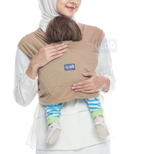 Gendongan Bayi Depan M-shape 3in1 Fast Baby Wrap dengan Sash Belt Gloo