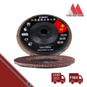 Amplas Susun 4" per Blister isi 10pcs Xinchi FLAP DISC 100x16mm