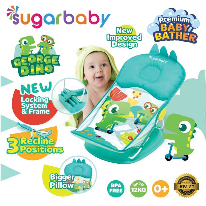 READY%20BANDUNG%20SUGAR%20BABY%20SUGARBABY%20%5BBouncer%20Bayi%20Indonesia%5D%20Sugarbaby%20Premium%20Baby%20Bather%20(Classic%20&%20Fun%20Series)%20bay%20bather%20lucu%20kursi%20mandi%20babybather%20sugarbaby%20-%20Image%202