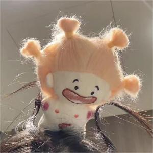 Ugly Doll Strange Headband Funny Dopamine Doll Hair Clip Cotton Doll Hairband Funny Plush Hairpin Creative DIY Accessories