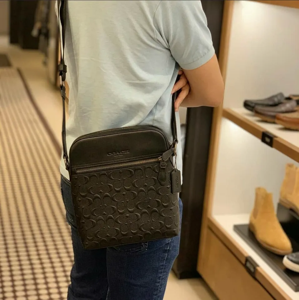 Coach men's explorer discount bag