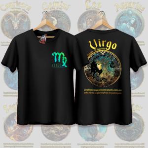 newfaskids | kaos zodiak cewek bahan katun tebal lembut dan adem