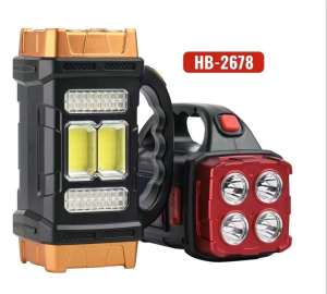 F-2209 Solar Rechargeable LED Searchlight Outdoor Hiking Emergency Lighting solar outdoor lights