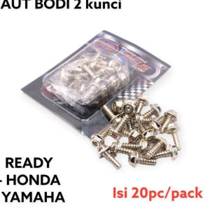 BAUT BODY PROBOLT THAILAND YAMAHA H0NDA CHROME CROME 2 KUNCI 1 PACK ISI 20BIJI