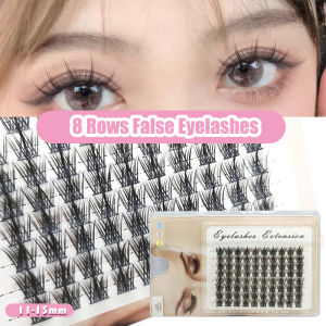 8 Rows 100 Clusters 10D 20D 30D 40D Mink Natural Thick Soft False Eyelashes Handmade Grafted Eyelashes Extension Eyelash Tool