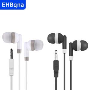 [COD] EHBqna SPORTS 3.5MM หูฟังแบบมีสายหูฟังกีฬาพร้อมเบสสเตอริโอหูฟังชุดหูฟังสำหรับโทรศัพท์ไม่มีไมโครโฟน