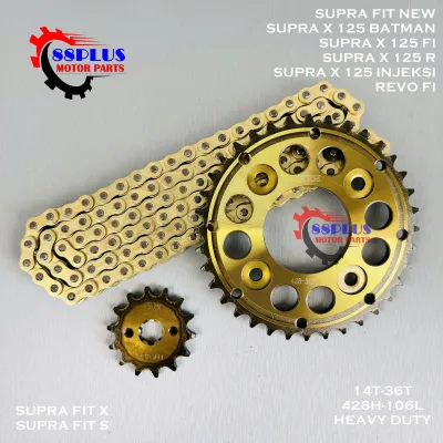 GEAR GIR SET PAKET SUPRA FIT NEW SUPRA X 125 REVO FIT BLADE REVO OLD