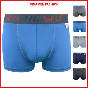 Combo 4 quần lót nam boxer thun lạnh thấm hút tốt quần sịp đùi nam lưng Hàn co dãn 4 chiều cao cấp
