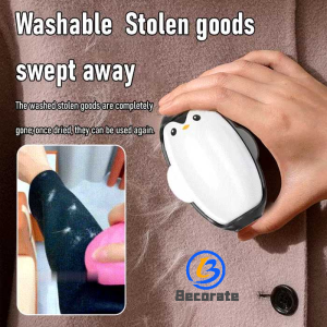 BECORATE Portable Pet Hair Remover Roller Reusable Lint Roller Sticker Chom Chom Pet Hair Remover Carpets