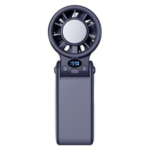 Air Cooling Fan Travel Fan Small Desk Fan Foldable Fan Small Pocket Fan Quiet Fan with 3600mAh ABS Texture