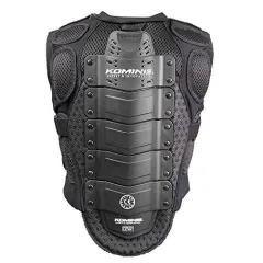 Komine Motorcycle Air Through CE Level 2 Body Armor Fit Black Free 