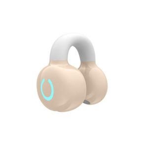 WH DARBEMY Ear Clip Headphones Single Ear HiFi Stereo General Bluetooth 5.3 Earphone Bone Conduction Long Battery Life Extra Long Calls Noise Reduction Headset for