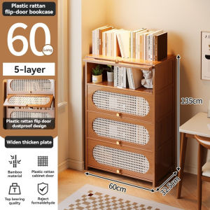 Display Cabinet BookShelf Bookcase Cabinet Cupboard Bamboo cabinet Multi-layer Storage Cabinets