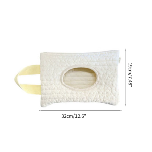 Bé lau Pouch khăn lau Dispenser bơm lại lau chủ tái sử dụng thêu Quilting bông khăn ướt container xách tay