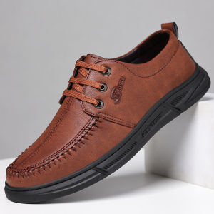 READY Sepatu Pantofel Pria Tali Pendek Full Hitam Polos Coklat Santai Resmi Formal Kerja Kantor Cowok Dewasa Ringan Kuliah 258