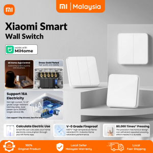 Xiaomi Wall Smart Switch 1 2 3 Gang Smart Mi Home Control Intelligent Linkage Single Fire Zero Fire CN Ver. 小米智能开关