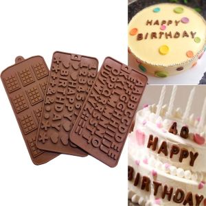 Alphabet Cake Mold Figure Silicone Letter Fondant Mold Icing Cookie Cutter Number Cake Mould Baking Decorating Tools