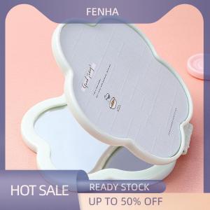 FENHA Foldable Makeup Mirror Mini Flowers Makeup Vanity Mirror Portable Hand Mirrors Double-Side Compact Mirror Pocket Cosmetic Mirror