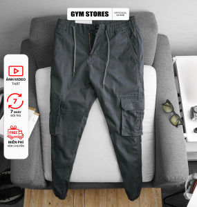HCM Quần Jogger Kaki Túi Hộp BO CHÂN Nam Chất Vải Kaki Cotton cao cấp quần túi nắp CHUẨN hàng xuất khẩu LOẠI 1