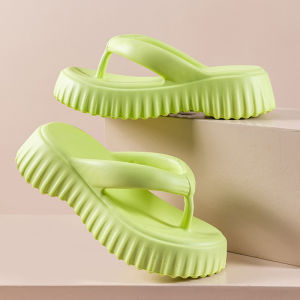 IELGY ins heightening thick-soled flip-flops womens soft-soled flip-flops