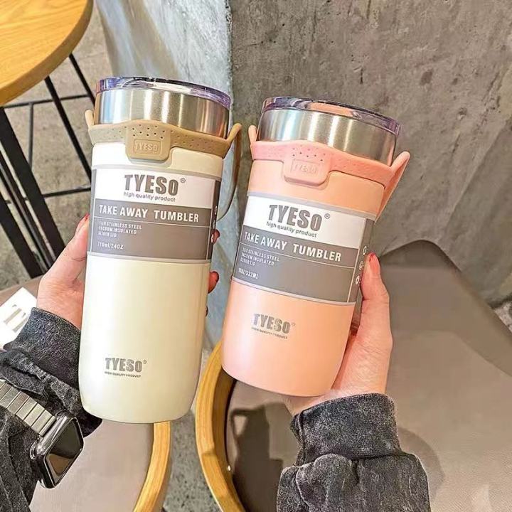 TYESO 500ML/710ML Vacuum Insulated Tumbler/ drink bottle water jug Hot
