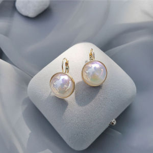 Frascati Bông Tai Mặt Dây Ngọc Trai Màu Sắc Kỳ Diệu Thiết Kế Sáng Tạo Mới Phụ Kiện Ngọt Ngào Cho Nữ Trang Sức Thời Trang Hàn Quốc Dự Tiệc