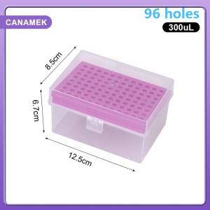 【CANAMEK】 10ul 200ul 1ml 5ml 10ml Plastic Laboratory Pipettor Tip Box For Experiment Pipette Tip Holder Box Micropipette Plastic Box