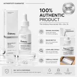 The Ordinary Niacinamide 10% + Zinc 1% Serum 30ml | Oil Control | Minimize Pores | Fade Blemish Marks | Balance Sebum | Blemish‑Prone Skin Facial Serum| Refine Skin Texture