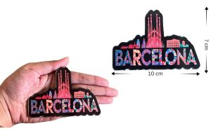 BARCELONA Stunning magnets. Beautiful Art Lasting Memories Souvenir
