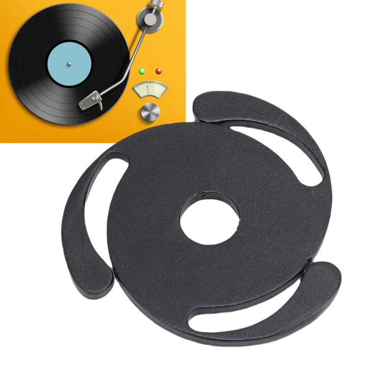 45 RPM Adapter Solid Aluminum Dome Record Adapter for 7 Inch Vinyls ...