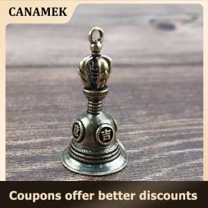【 CANAMEK 】 Brass Handicraft Magic Bell Wind Bell Tibetan Bronze Bell Pendant DIY Key Chain