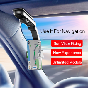 Car Phone Holder Durable Sunshade Car Multifunctional Cell Phone Holder Cell Phone Charging Stable